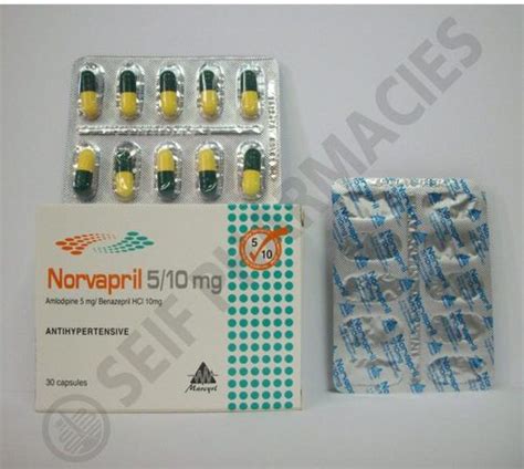 سعر دواء norvapril 5/10mg 30 caps.