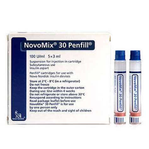 novomix 30 100 i.u./ml 5 penfills