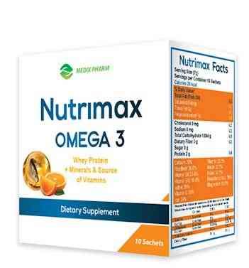 nutrimax omega 3 (adults) 10 sachets