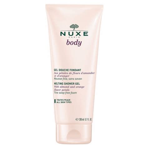 nuxe body melting shower gel 200 ml