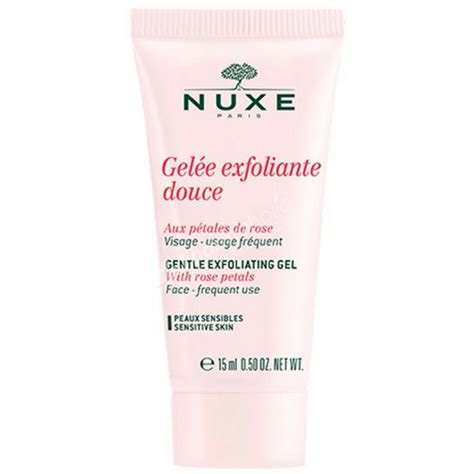 nuxe gentle exfoliating gel with rose petals 75 ml