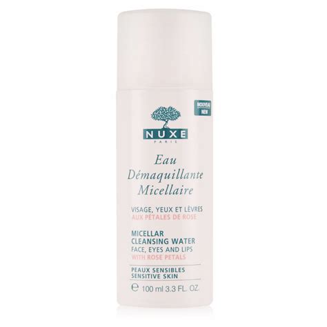 nuxe micellar cleansing water with rose petals 100 ml
