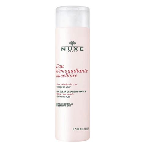 nuxe micellar cleansing water with rose petals 200 ml