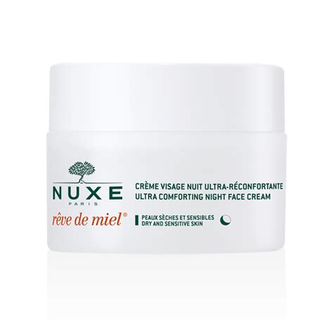 nuxe reve de miel ultra-comforting night face cream 50 ml