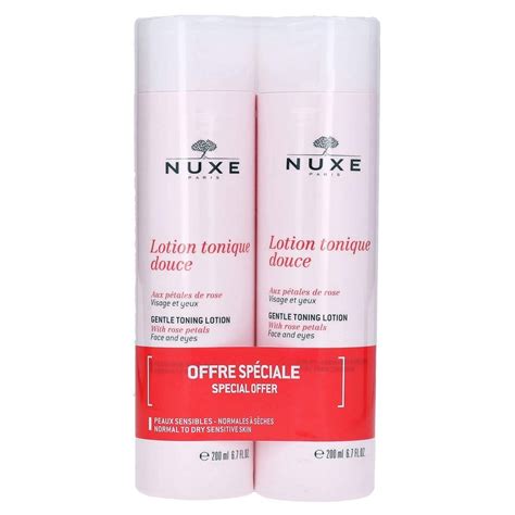 nuxe toning lotion with rose petals 200 ml