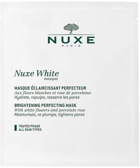 nuxe white brightening mask 6 sheets*21 ml
