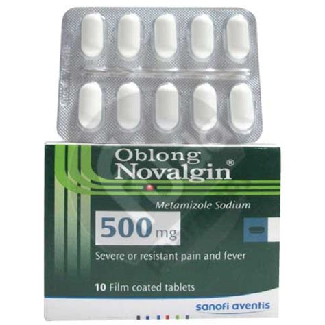 oblong pharmalgin 500mg 10 tab.