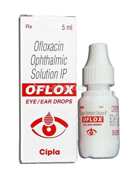 ocuflox 3mg/ml eye drops 5 ml