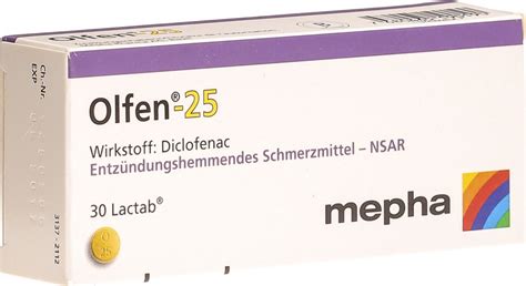 سعر دواء olfen 25 mg 30 lactabs