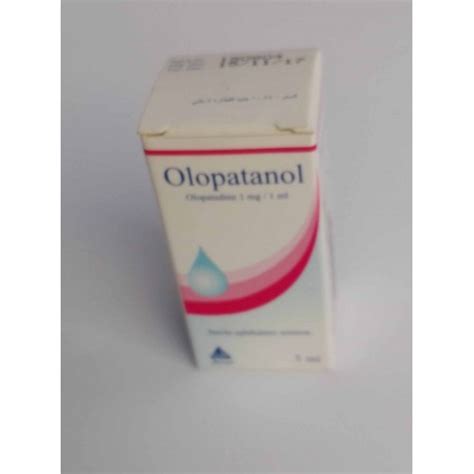 olopatanol 1mg/ml eye drops (ophth. soln.) 5 ml