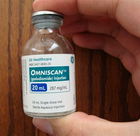 omniscan 0.5mmol/ml (20ml) vial for i.v. inj.