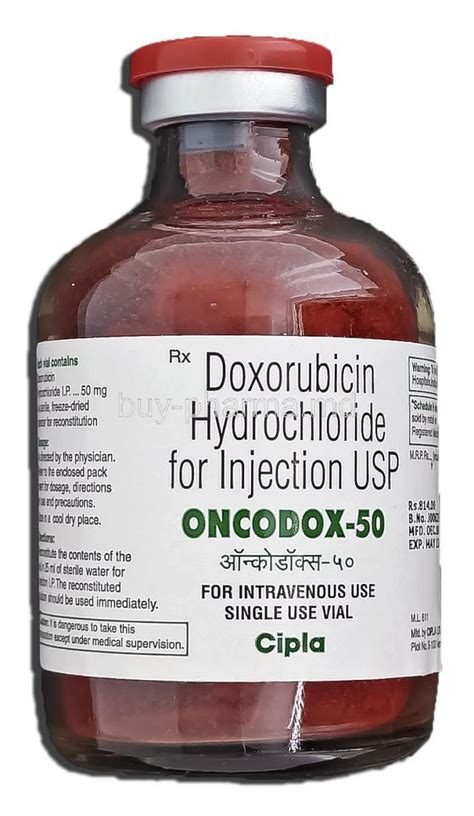 oncodox-50 50mg vial