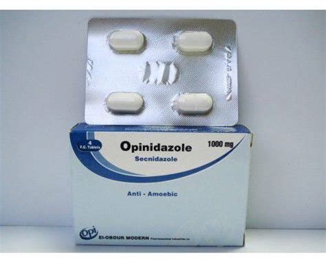 سعر دواء اوبينيدازول 1000مجم 8 اقراص