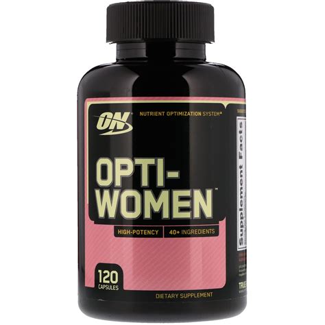 opti-women multivitamin 120 caps.