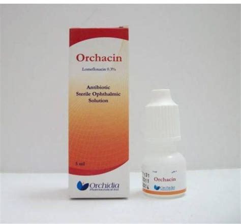 سعر دواء orchacin 0.3% eye drops 5 ml