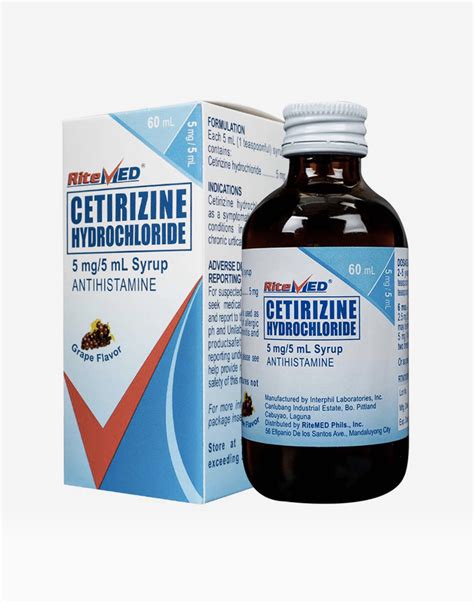 orgitrizine 2.5mg/5ml syrup 120 ml