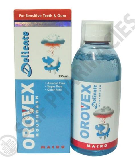 orovex delicate mouth wash 250 ml