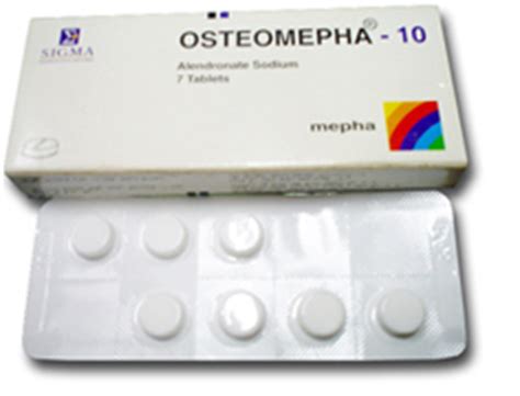سعر دواء osteomepha 10mg 10 tab.