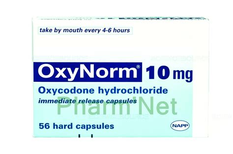 oxynorm 10 mg 56 caps.