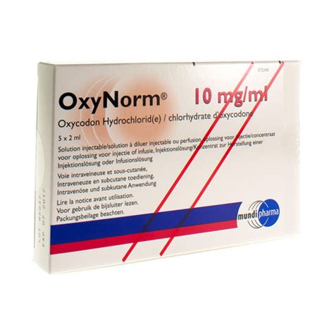 سعر دواء oxynorm 10 mg/ml 5 i.m./i.v. amp.