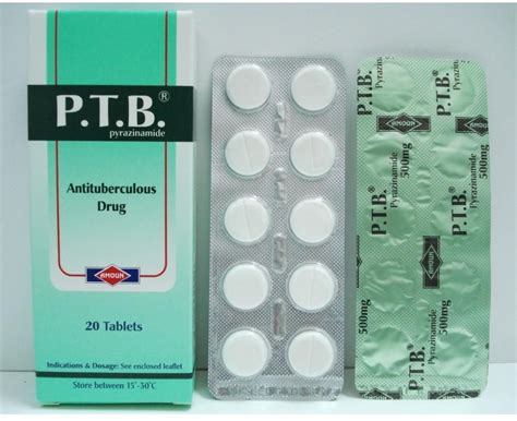 p.t.b. 500 mg 20 tab.