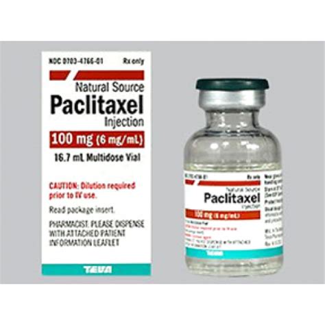 سعر دواء paclitaxel 6 mg/ml 100mg vial