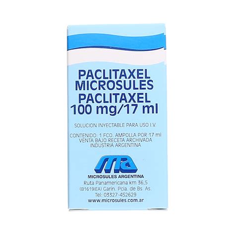 paklitaxfil 100mg 1 vial