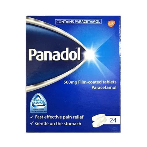 سعر دواء panadol 500 mg 24 tablets