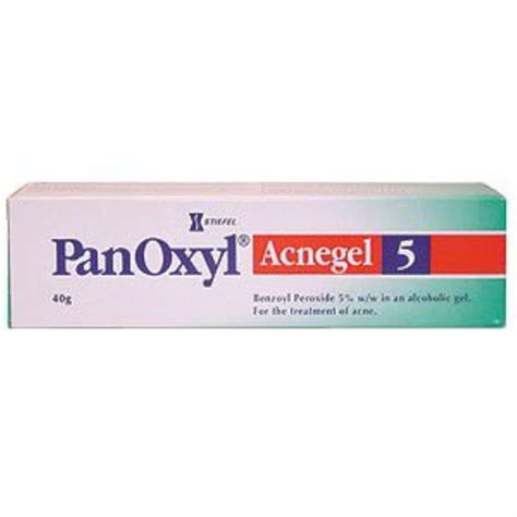 panoxyl 5 acne gel 40g