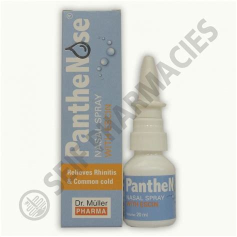 panthenose nasal spray with escin 20 ml