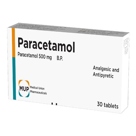 سعر دواء paracetamol-mup 500mg b.p. 20 tab.