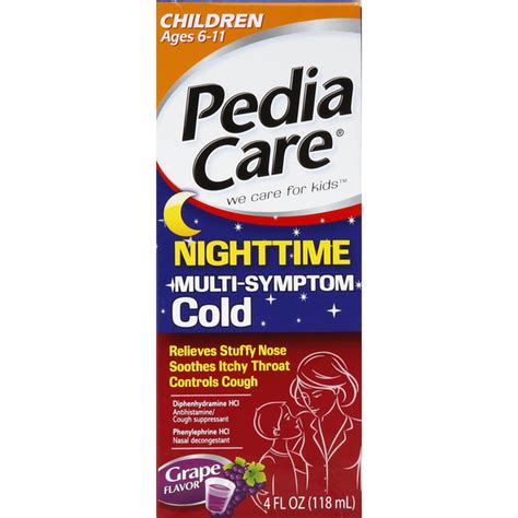 pedia care multi-symptom cold syrap 120ml مستورد