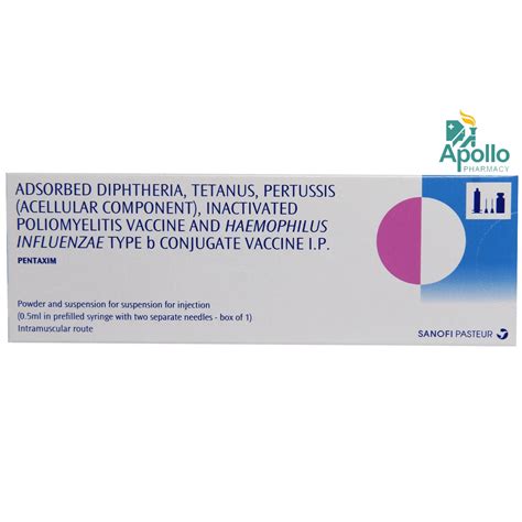 pentaxim vaccine 0.5ml