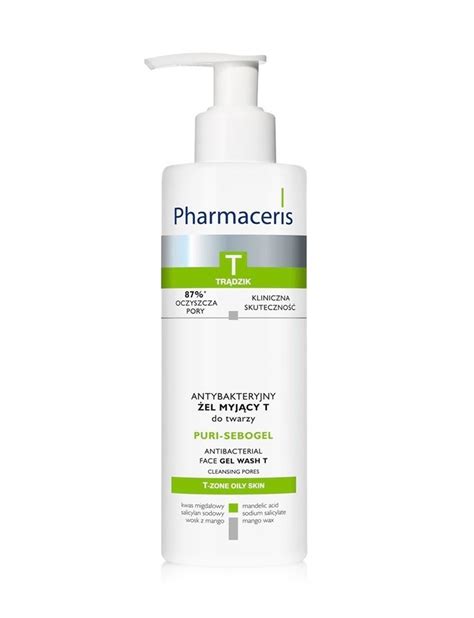 pharmaceris t-puri-sebogel face gel wash 190 ml