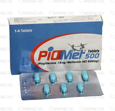 سعر دواء piomet 15/500 mg 10 f.c. tab