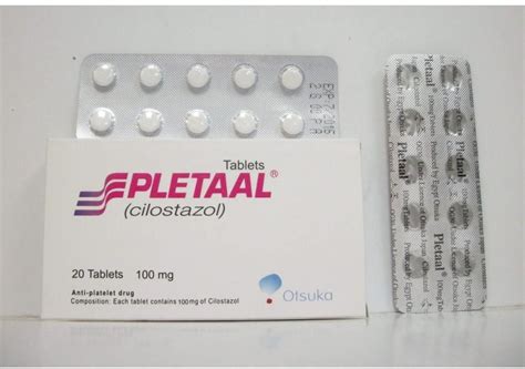 سعر دواء pletaal 100 mg 20 tab.