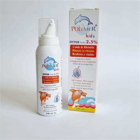 polymer kids hypertonic 2.3% nasal spray 100ml