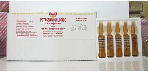 potassium chloride 15% i.v. amp.u.s.p 27