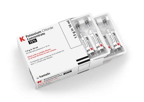 potassium chloride conc. 15% amp. for i.v inf.