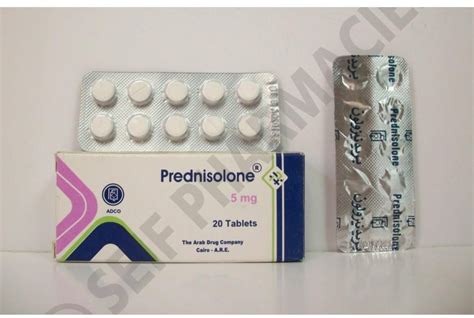 prednisolone 5mg 20 tab.
