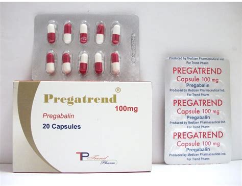 pregatrend 100mg 10 caps.