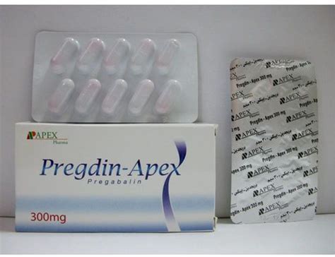 pregdin-apex 300mg 20 caps.