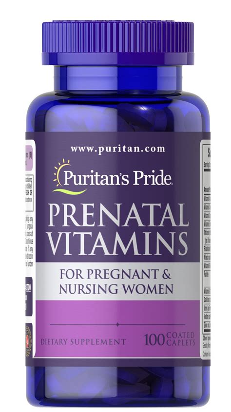 prenatal vitamins 100 caplets (illegal import)