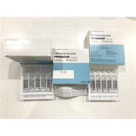 primacor 10 mg/10 ml 10 i.v. amps. (illegal import)