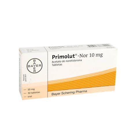 سعر دواء primolut-nor 10 mg 30 tabs.