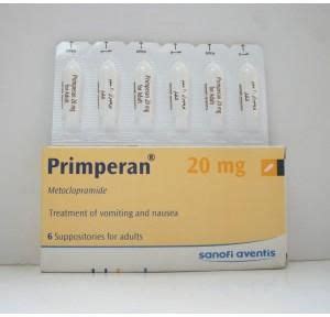 سعر دواء primperan 20mg 6 adult supp.