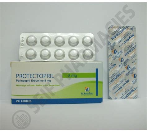 سعر دواء protectopril 8 mg 20 tabs.