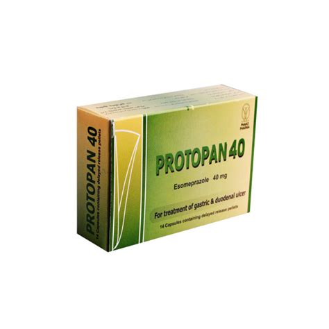 سعر دواء protopan 40 mg 14 caps.