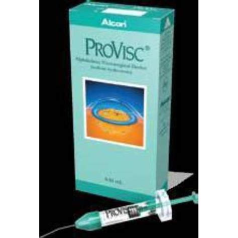 provisc 10mg/ml (0.85ml) intra-ocular pref syringe