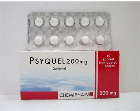 سعر دواء psyquel 200mg 10 scored f.c tab.